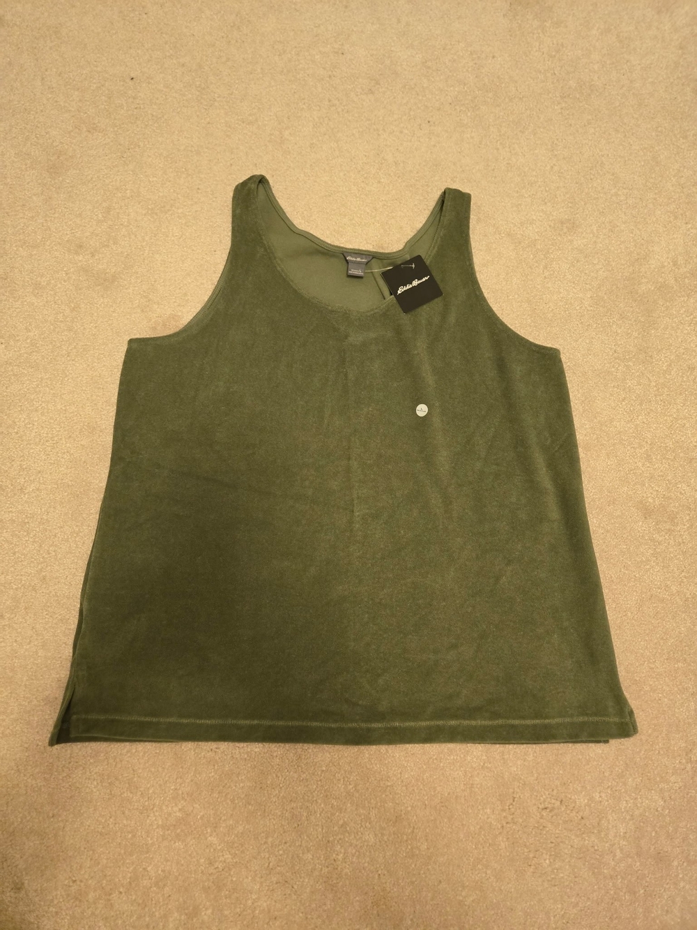 Eddie Bauer Dark Olive Green Tank Top